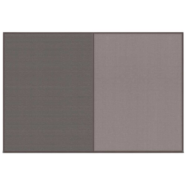 Enclosed Corkboard, 1 Door, 72"x48", 4" Fra